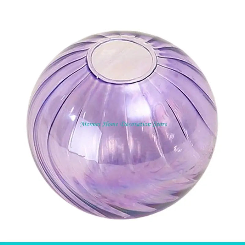 vase verre rayures horizontales moderne fleurs artificielles vert rose violet beige