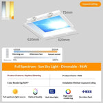lampe led moderne bleu transparente aluminium salle bain chambre cuisine