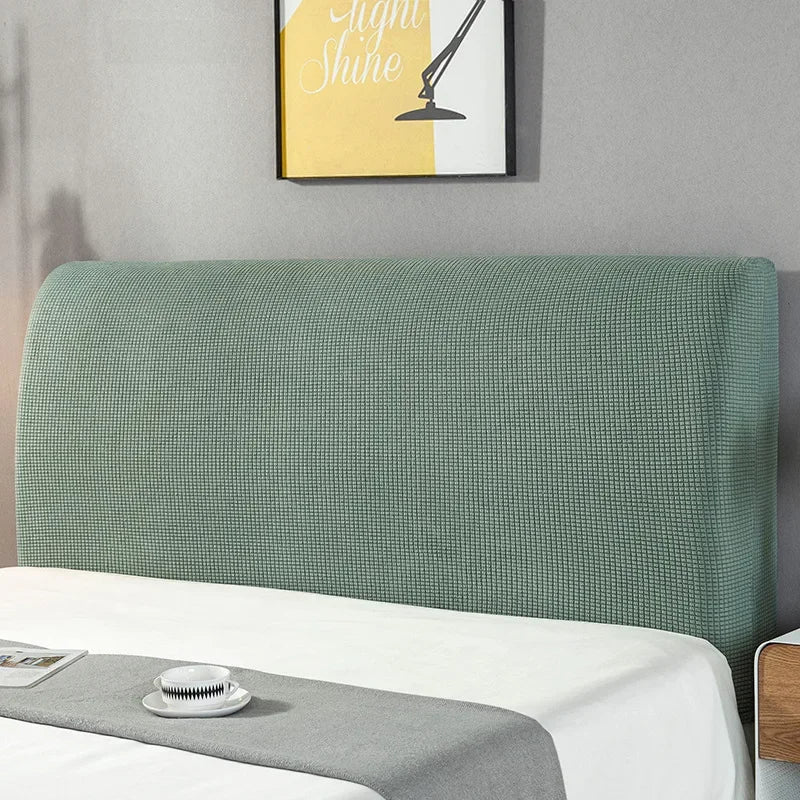 housse tête lit élastique protecteur textile moderne dossier lit maison blanc