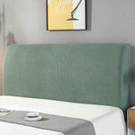 housse tête lit élastique protecteur textile moderne dossier lit maison blanc