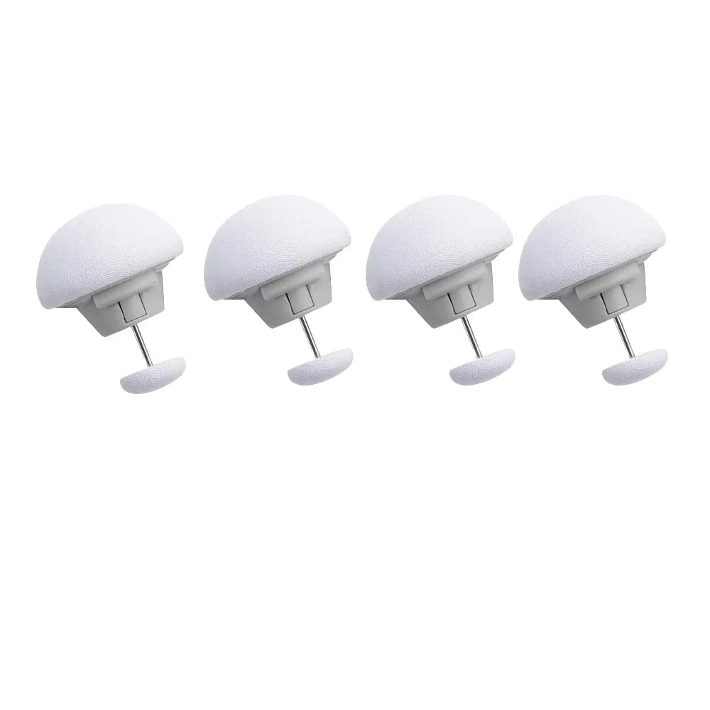 boutons lit moderne antidérapants tissu rose gris bleu fixateurs couette boîtes rangement