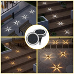 lampe murale solaire noire blanche moderne ip44 led jardin extérieur décoration vis fixation rond