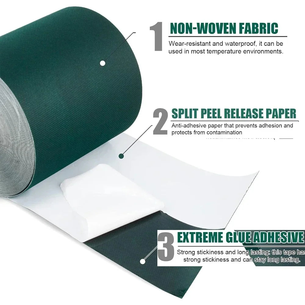 ruban adhésif auto adhésif ruban pelouse synthétique vert tissé non tissé adhésif pratique vert