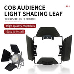 projecteur led scène professionnel 200w noir métallique certifié fcc rohs dmx adaptable