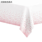 nappe décoration étoiles dorées anniversaire mariage noël moderne festive blanc or