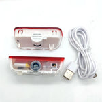 caméra recul rechargeable led rouge blanche transparente moderne câble usb Volkswagen Passat Golf