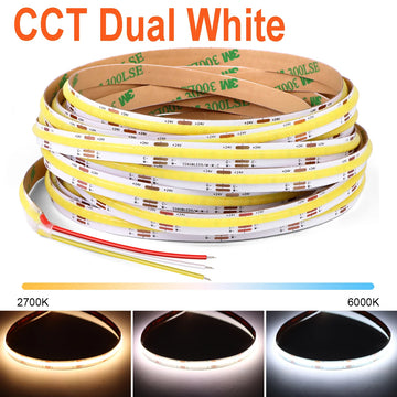 ruban led flexible blanc moderne adhésif 608 led 24v 2700k 6500k