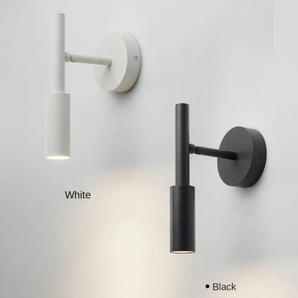 lampes murales modernes orientables led noir blanc chambre salon