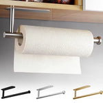 porte serviettes papier adhésif acier inoxydable moderne blanc motifs
