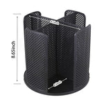 support rotatif tasses jetables blanc noir maille fine moderne opacité multifonctionnel cuisine