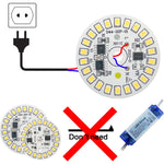 plaque led circulaire diodes smd 2835 3w 5w 7w 9w 12w blanc moderne technologie