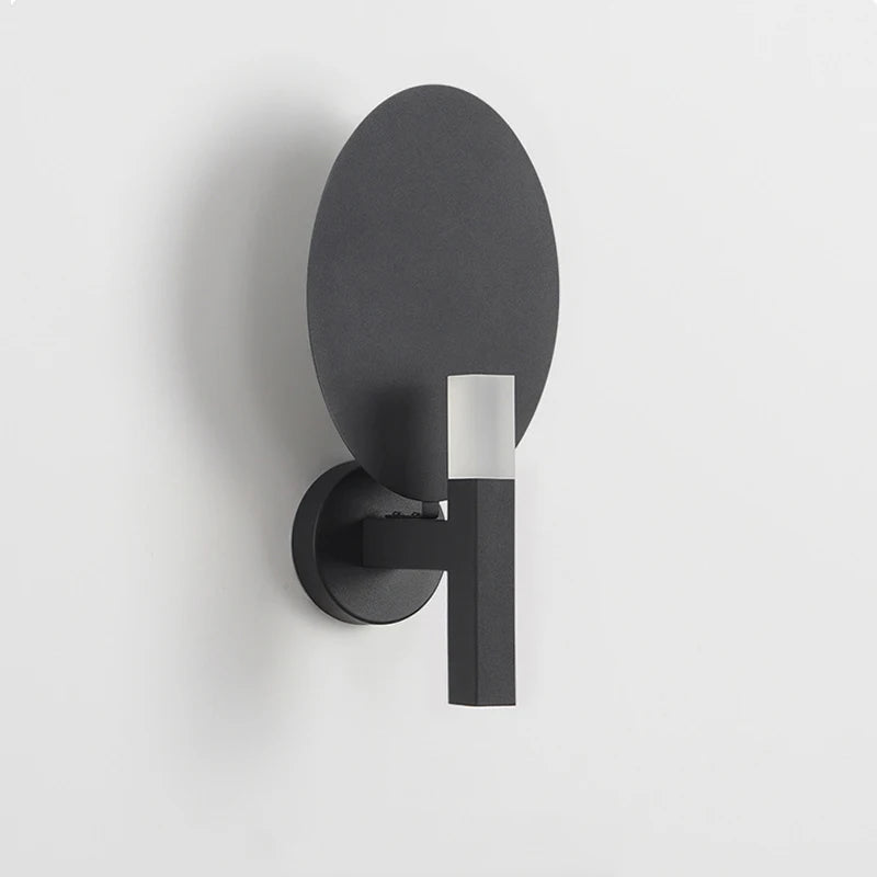 applique murale moderne or noir ampoule led finition mate éclairage quotidien minimaliste chambre salon