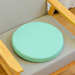 coussin chaise mousse mémoire forme polyester coton bleu violet jaune orange vert rose moderne