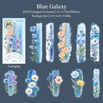 étiquettes décoratives fleurs motifs floraux texte manuscrit bleu vert rose violet blanc illustrations art
