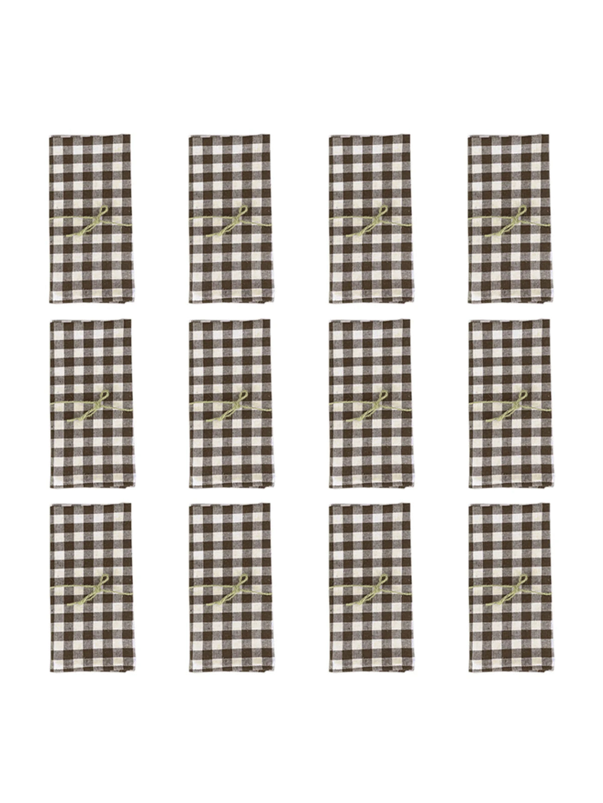 serviettes carreaux 100% polyester beige blanc table moderne cuisine restaurant