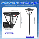 lampe solaire led extérieure moderne étanche noir fixation murale solaire panneau