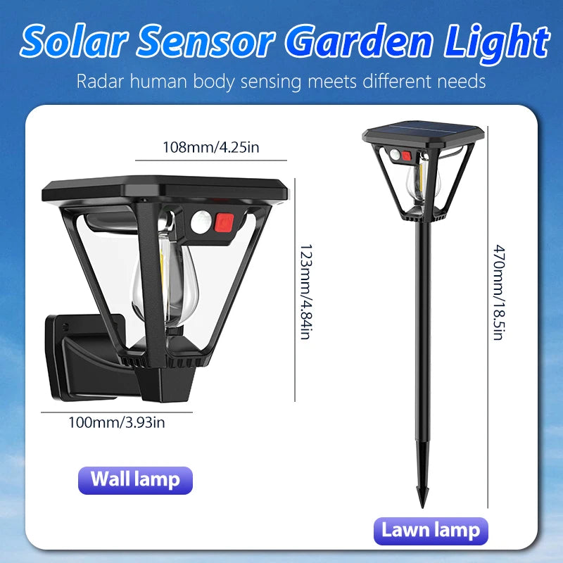lampe solaire led extérieure moderne étanche noir fixation murale solaire panneau