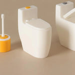 miniatures toilettes blanc minimaliste brosses wc accessoires poupées jouets imitation ornement décoration scène