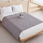 lit king size couvre lit quilté gris marron noir imperméable antipoussière moderne