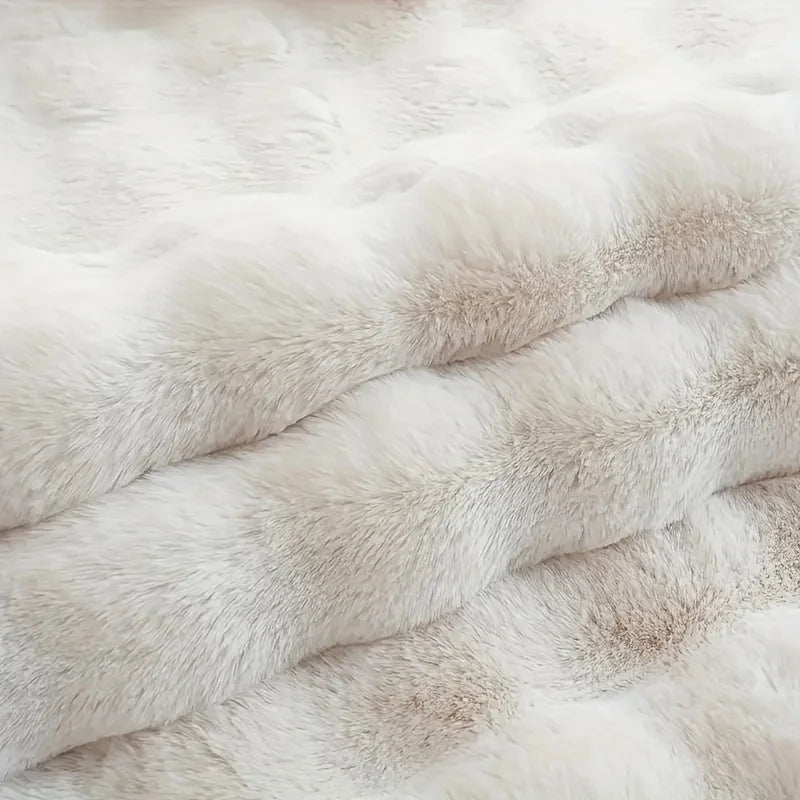 tapis blanc moderne peluche douce imitation fourrure salon chambre décoration maison