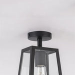 lampe suspension moderne noire transparente fixée mur éclairage quotidien led interrupteur bouton