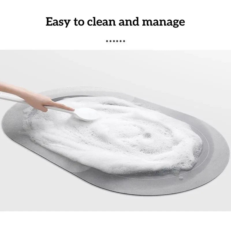 tapis bain noir blanc rayures moderne adhésif absorption rapide antidérapant salle bain