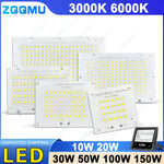 projecteur led plaque 10w 20w 30w 50w 100w 150w blanc moderne haute puissance