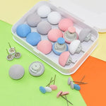boutons lit moderne antidérapants tissu rose gris bleu fixateurs couette boîtes rangement