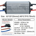 driver led étanche ip65 gris métallique plat industriel câbles couleur tension ip65 120v 240v