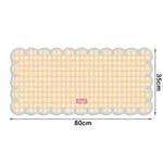 tapis moderne carreaux beige rose bleu adhésif 30x60cm 35x80cm opaquet décors