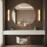 applique murale moderne marbre blanc doré salon chambre coucher led 60cm