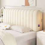 tête lit moderne velours uni beige clair adhésif poche smartphone grande tailleversiblewasher