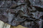 tissu imprimé floral vert gris rose blanc résistant intempéries polyester robe jupe coussin sac