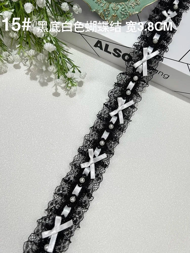 bracelet dentelle décoratif rubans élégant pourbijou bras fait main