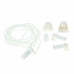 stores enrouleurs verticaux latte beige blanc chaîne blanche moderne clips boutons finition
