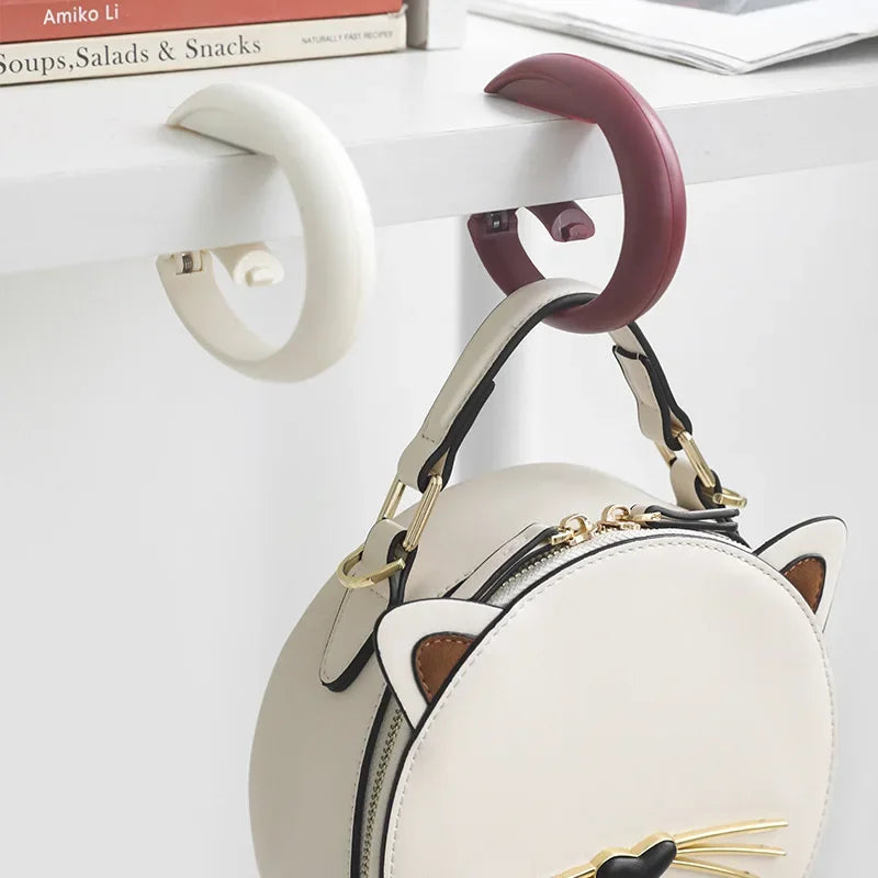 porte sac clip portable blanc rouge noir moderne pratique