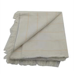 serviette coton blanc rayures dorées classique 1m 5m abrasion résistance tufting cloth