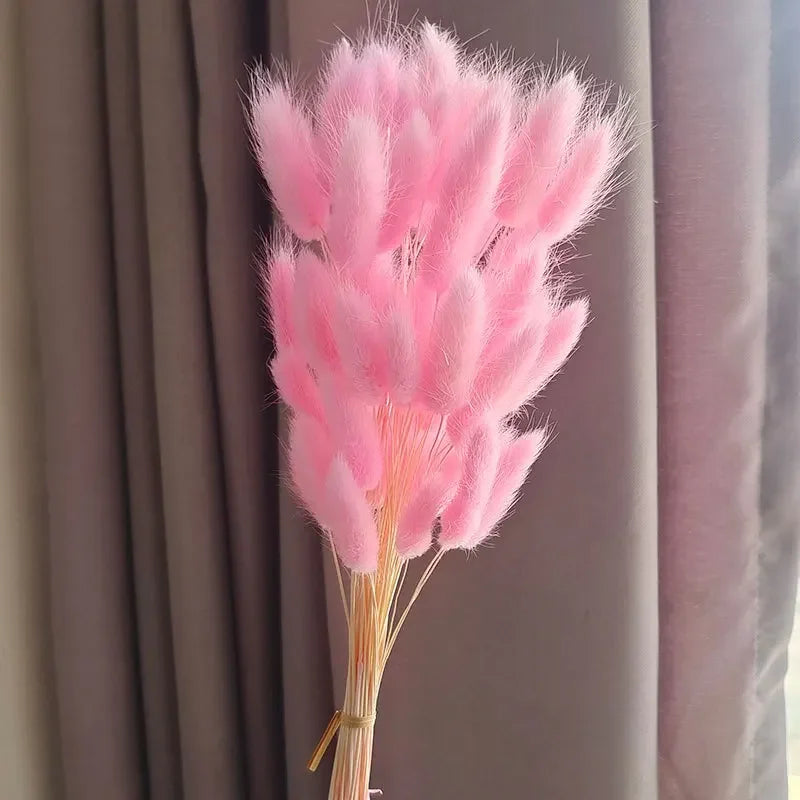 décoration intérieure bouquet plumes séchées rose pâle naturel rustique anniversaire baby shower chambre