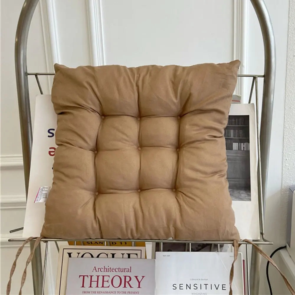 coussin chaise bébé beige mousse pe coton polyester amovible lavable moderne fixé oreillettes