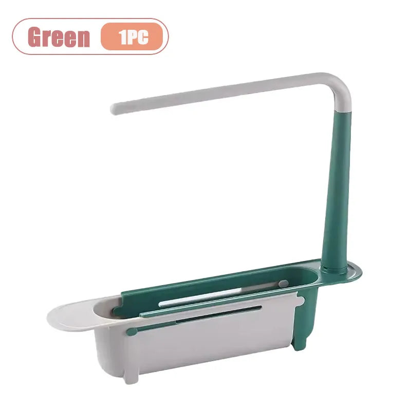 étagère cuisine pliable moderne adhésive vert blanc grille tissu bleu gris sponge toothbrush organizer