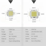 chips led blanc chaud blanc moderne 12v 24v 10w 20w 30w 50w 100w carrés
