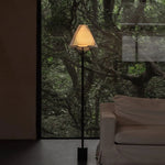 lampe sol moderne noir blanc rayures fines zone 10 15m² interrupteur bouton