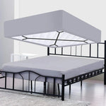 sangles élastiques ajustables clips métalliques maintien draps lit noir modernes 70cm 280cm
