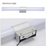lampe murale led moderne blanc clips magnétiques éclairage salle bain 250mm 400mm 550mm aluminium