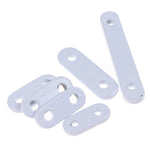 plaques fixation coton blanc opaques modernes 10 pièces