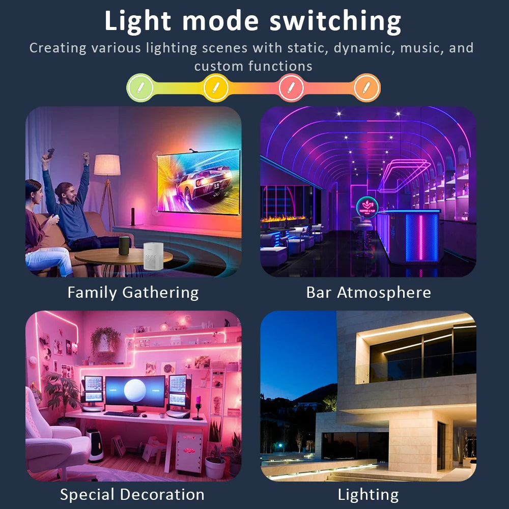 contrôleur led wifi bluetooth 5v 24v 5ch rgb ws2812 alexa google app remote control
