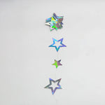 guirlande étoiles multicolores décorative festives anniversaire mariage diplômes enfants nouveauannée