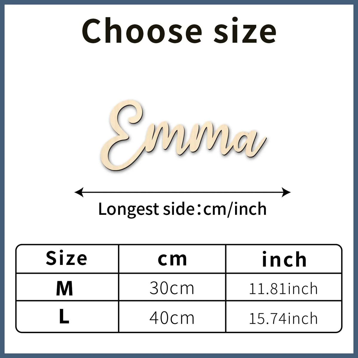 lettres bois naturel rose noir blanc gravure laser occasion fête mariage anniversaire écolier cursive