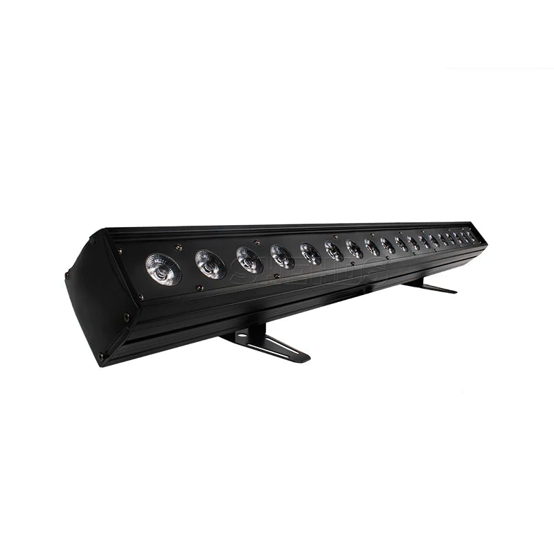 barre lumineuse murale led noir effet scène dj moderne 98cm longueur dmx