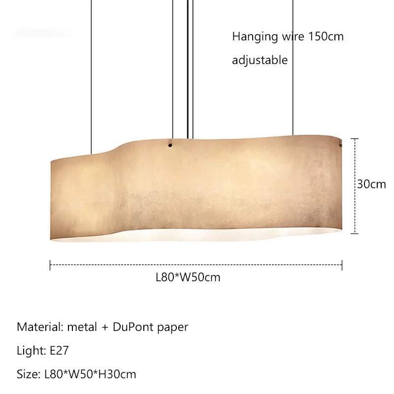 suspension lumineuse moderne blanc beige texture rugueuse opacité câbles électriques encastrée lumière led